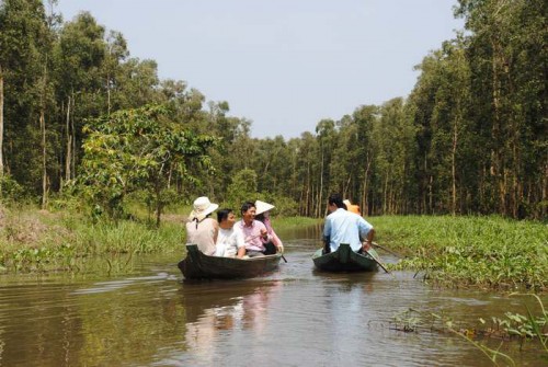 Về miền Tây chèo xuồng ba lá